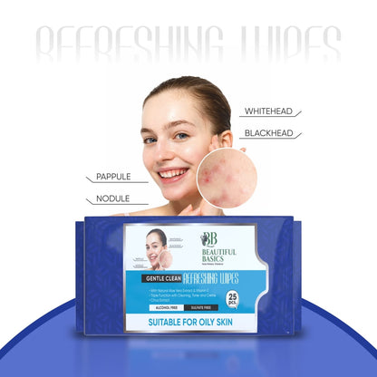 Oily Skin Face Wipes – Refreshing Cleansing – view 8