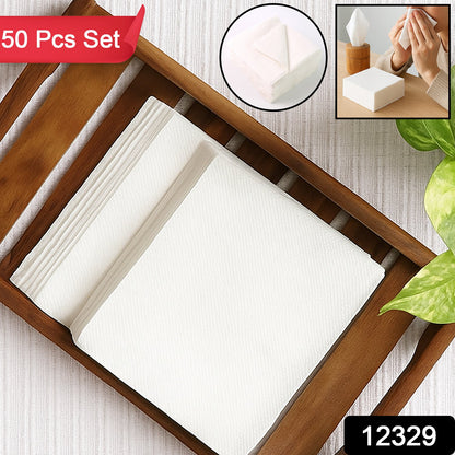 Facial Tissue Paper Napkins – Ultra Soft 50 pcs set – side view