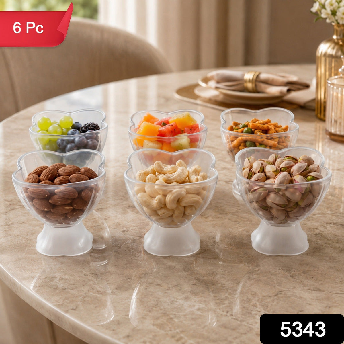Reusable Ice Cream Bowl set for Scoops and Sundaes – side view