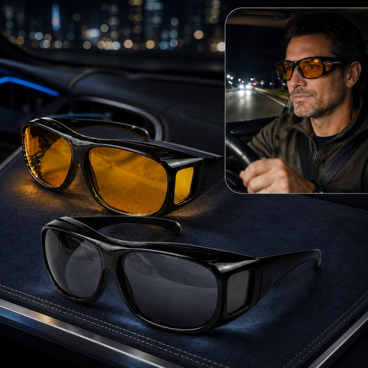 Night Driving Glasses – Anti-Glare Yellow Lens HD Vision