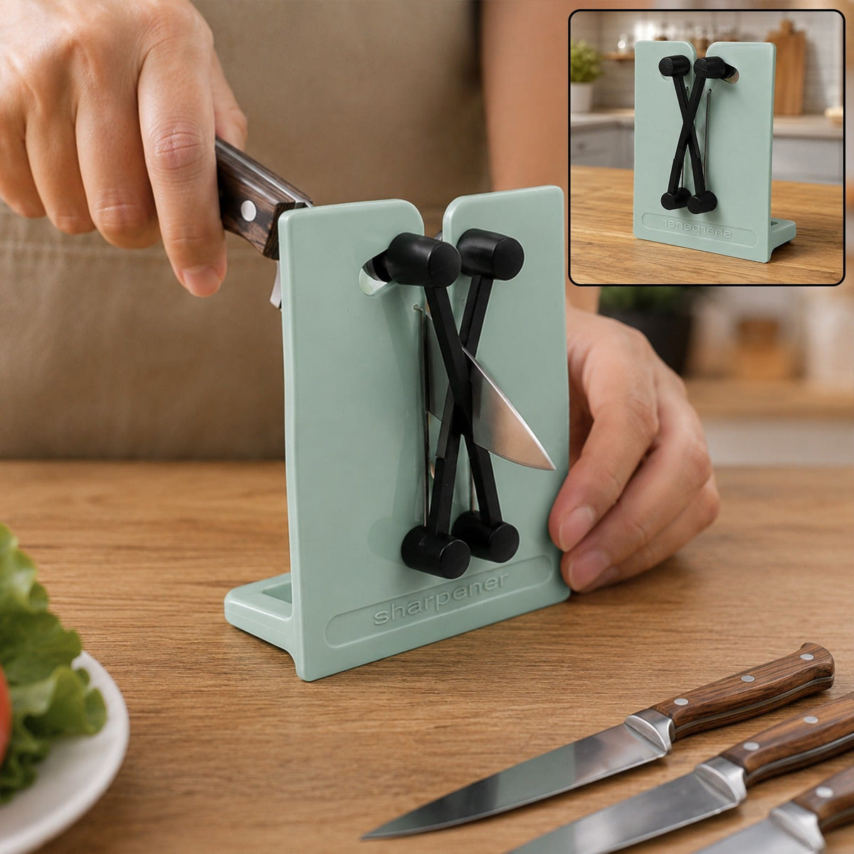 Kitchen Knife Sharpener – Professional & Easy to Use, Knife