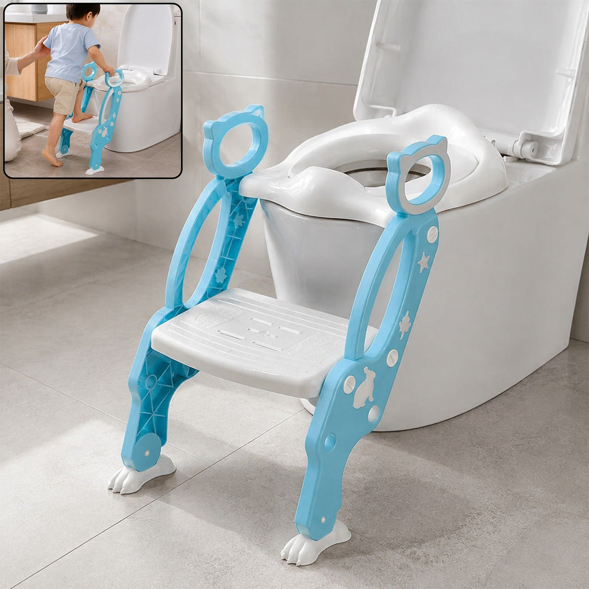 Potty Training Seat – Step Stool Ladder for Toddlers