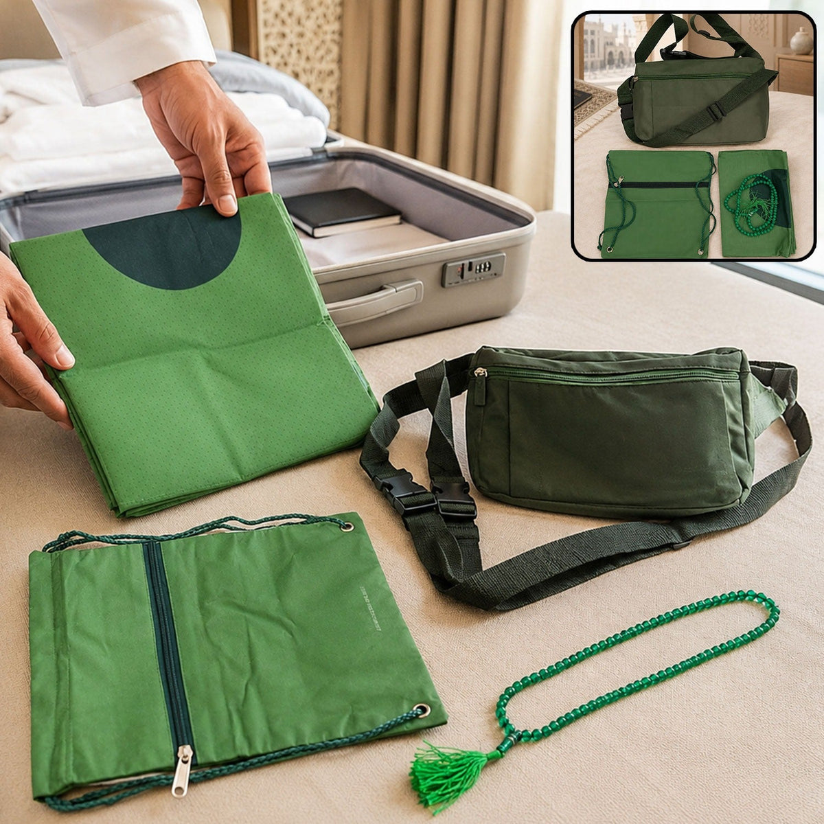 Hajj Kit Bag – 4-in-1 Pilgrimage Essentials