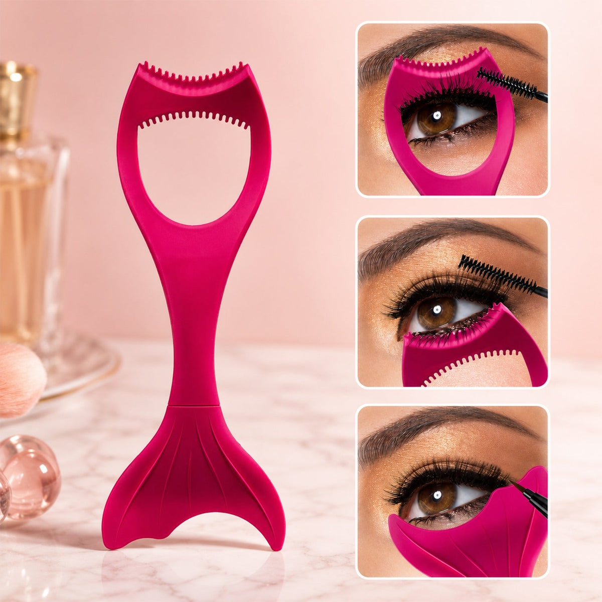 Silicone Eyeliner Tool – Curved for Easy Application