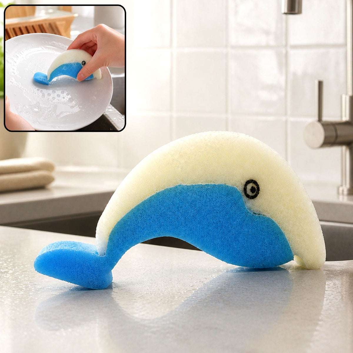 Reusable Kitchen Sponge – Eco-Friendly Multi-Surface