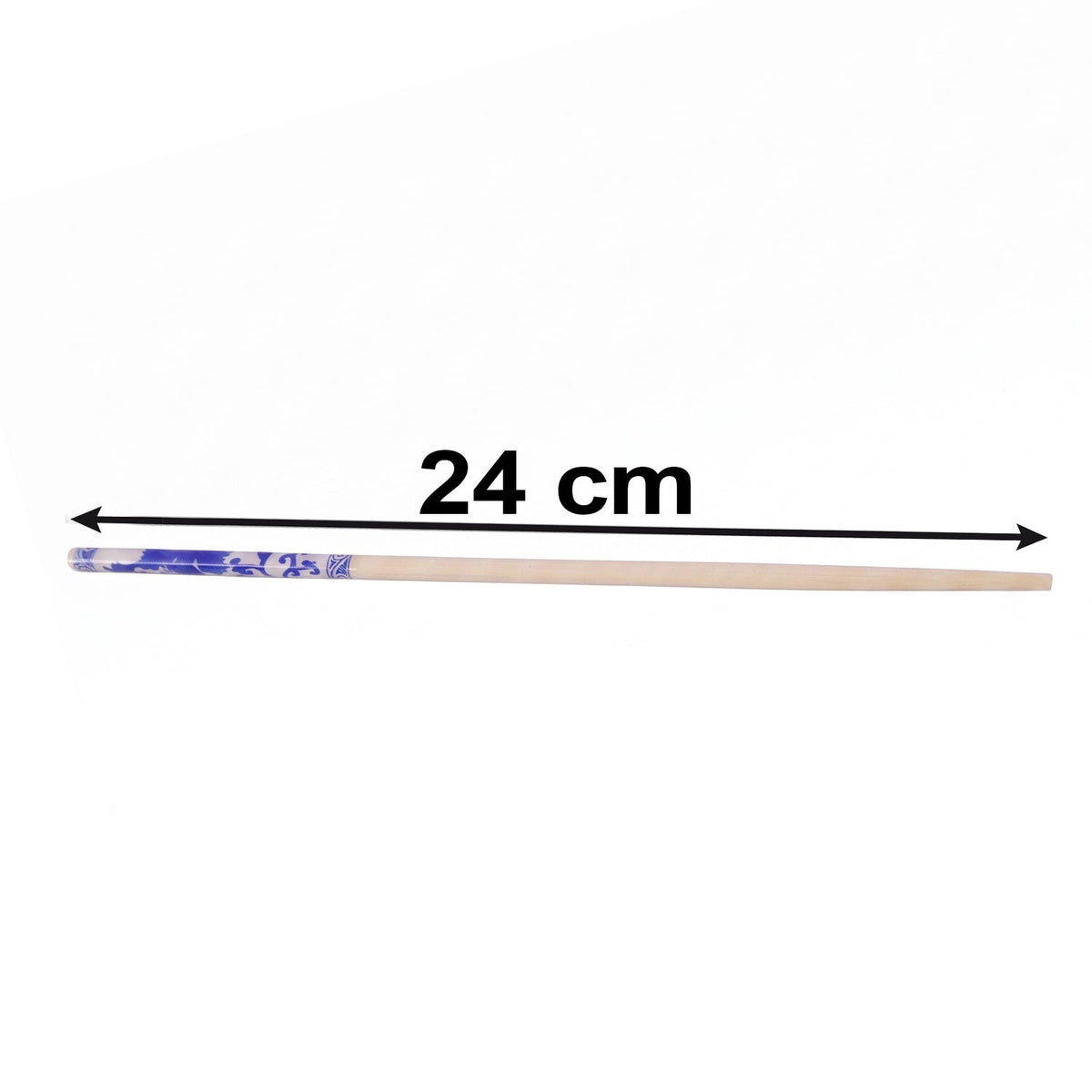 Reusable Bamboo Chopsticks with Blue Chinese Print Design – view 6
