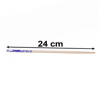 Reusable Bamboo Chopsticks with Blue Chinese Print Design – view 6