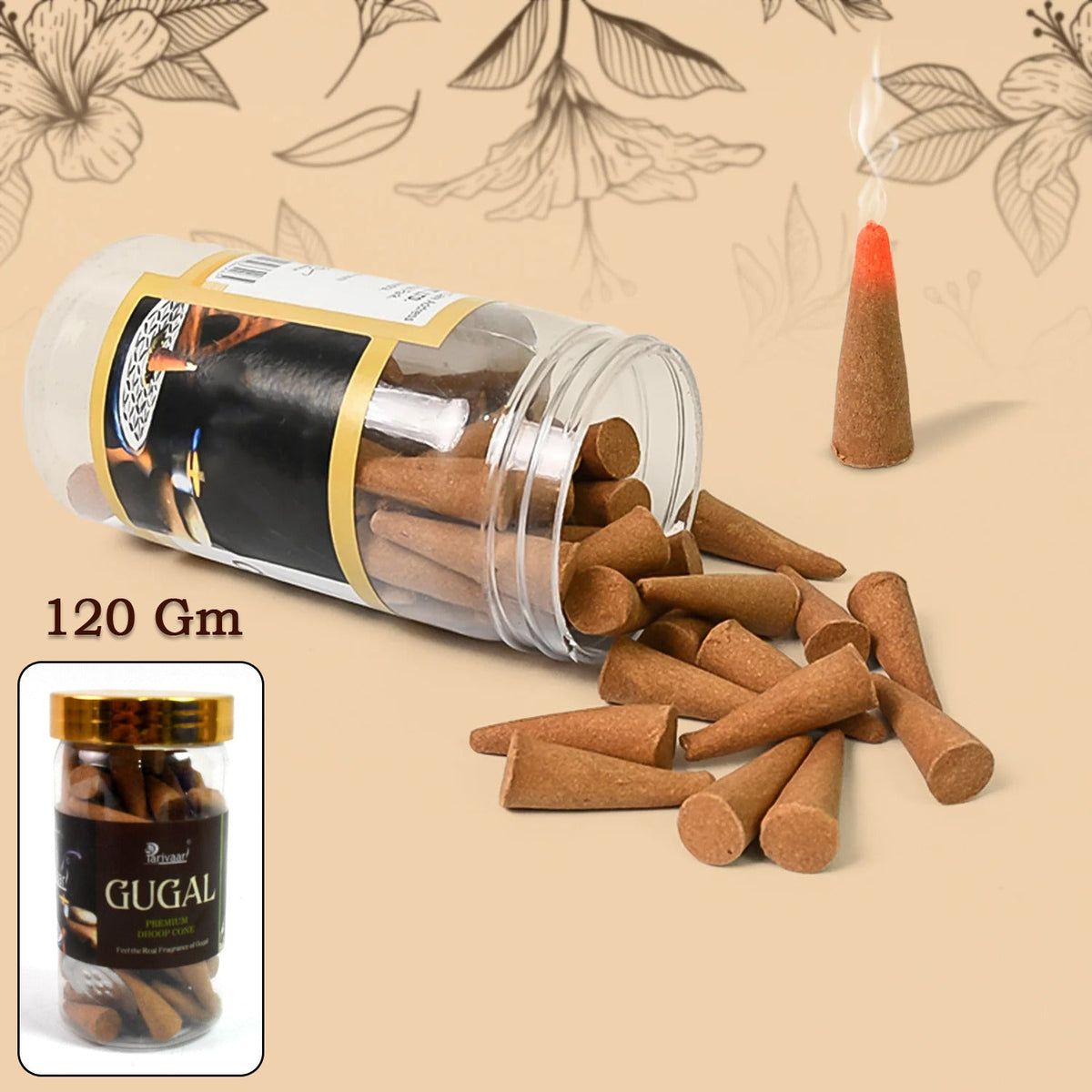 Dhoop Cones Mix Flavour – Premium Charcoal-Free – alternate view