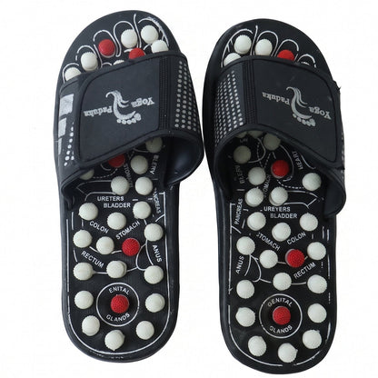 Wellness reflexology massager slippers to relieve tired feet