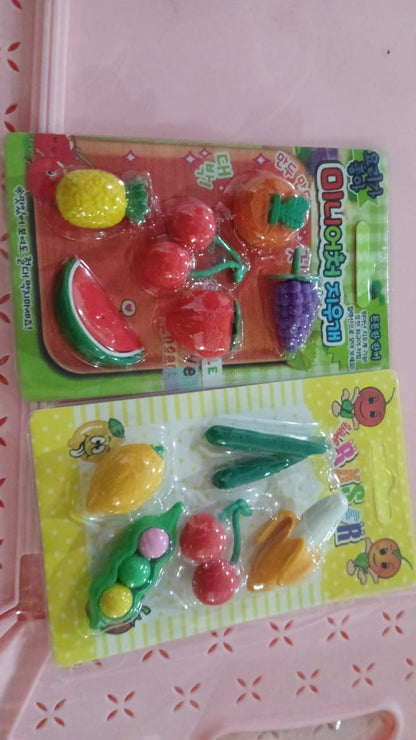 Kids Erasers set – Colorful 3D Designs – view 10