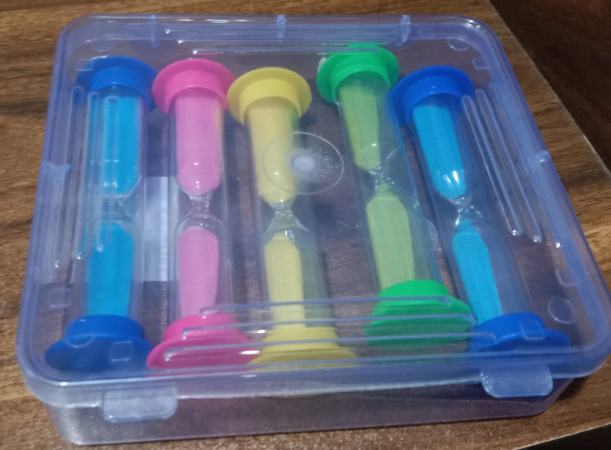 Sand Timer – 3-Minute Plastic Hourglass set – view 9