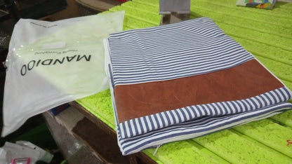 Leather & Cotton Pillow Covers – 20x20 inch (2-Pack) – view 8