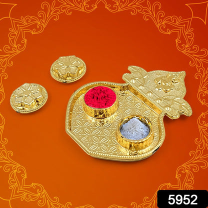 Raksha Bandhan Puja Thali – Kalash Shape Special – side view