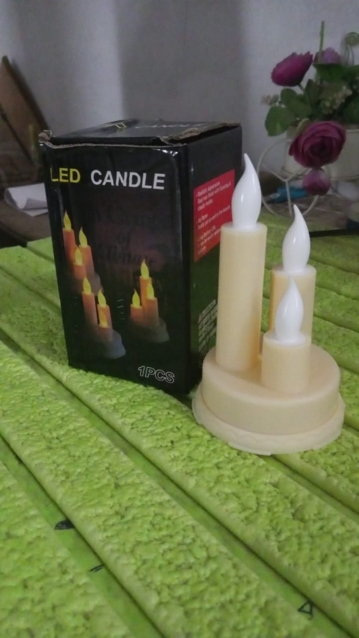 LED Taper Candles – Realistic Flickering Flame – view 7