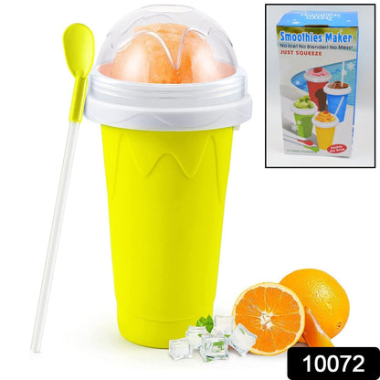 Frozen Smoothies Maker Cup – Double Layer Slushy – side view