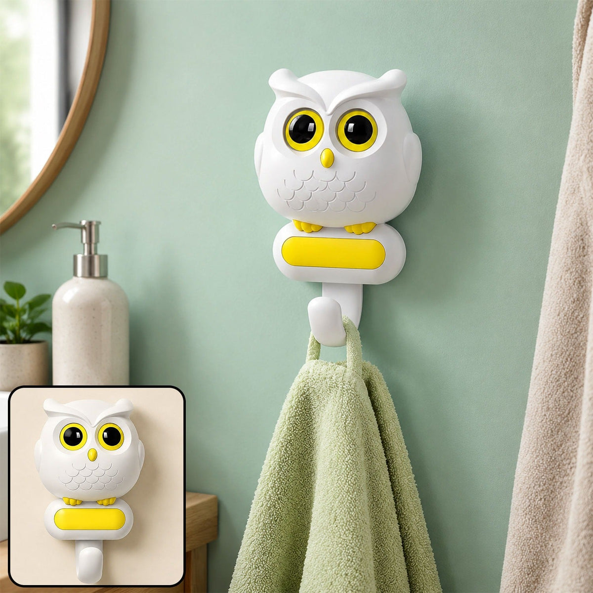 Self Adhesive Wall Hooks – Cute Bird Design for Home
