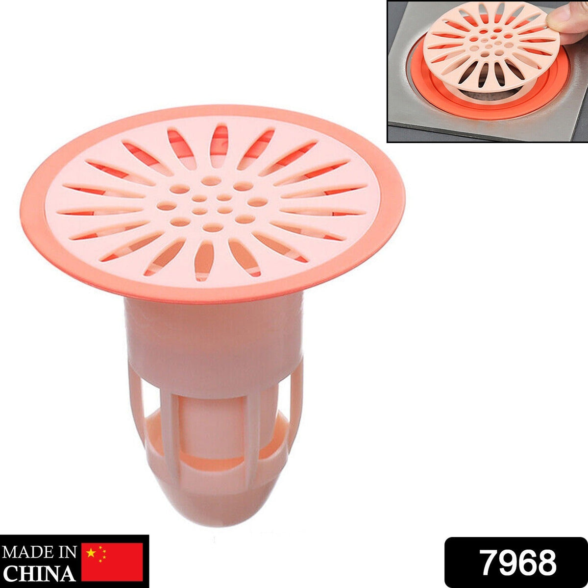 Silicone Floor Drain Stopper – Anti-Odor Hair Trap – side view