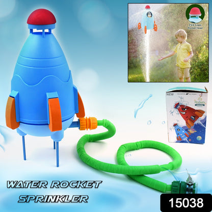 Water Rocket Sprinkler – 360° Rotating Fun for Kids