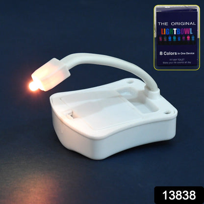 LED Toilet Bowl Light – Motion Sensor, 8 Colours – side view