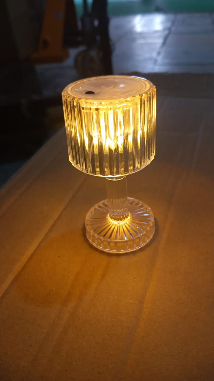 Mini Acrylic LED Desk Lamp – Crystal Design & Portable – view 8