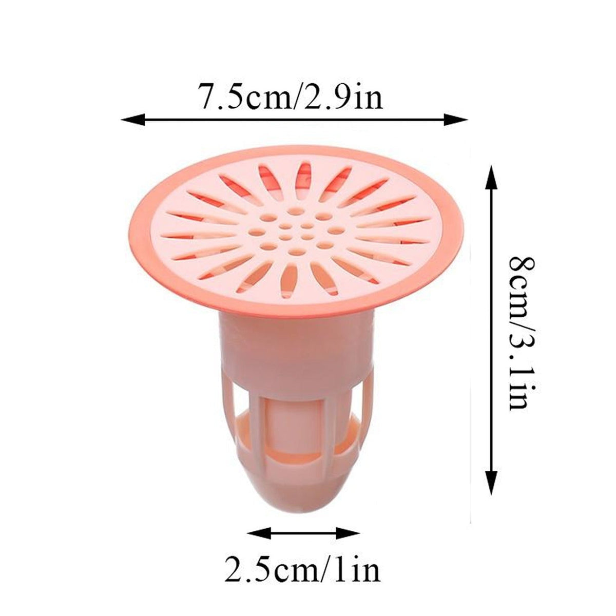 Silicone Floor Drain Stopper – Anti-Odor Hair Trap – close-up