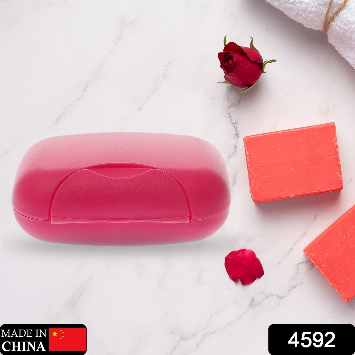 Travel Soap Box – Waterproof & Leakproof Plastic – side view