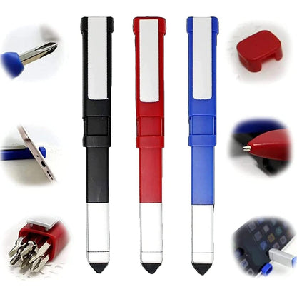 Multi-Function Pen – 4-in-1 Phone Holder & Screwdriver set – close-up