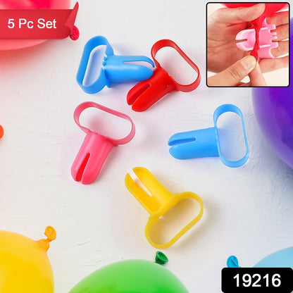 Balloon Tying Tool set – Ergonomic 5-Piece Party Accessory – side view