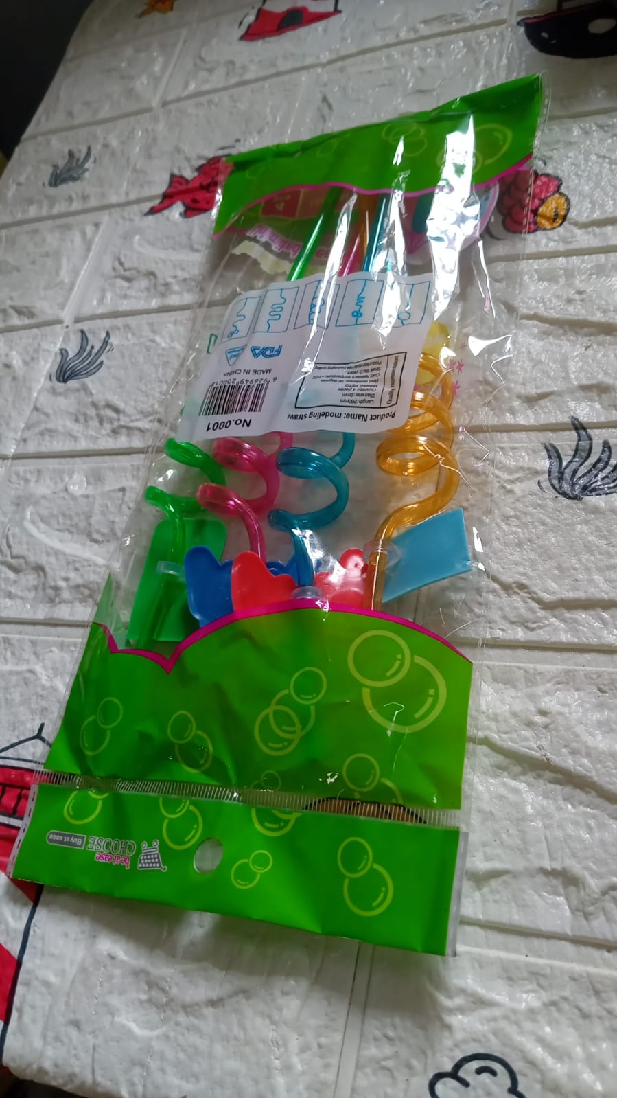 Reusable Truck Drinking Straws – Fun Kids' Party set – view 8