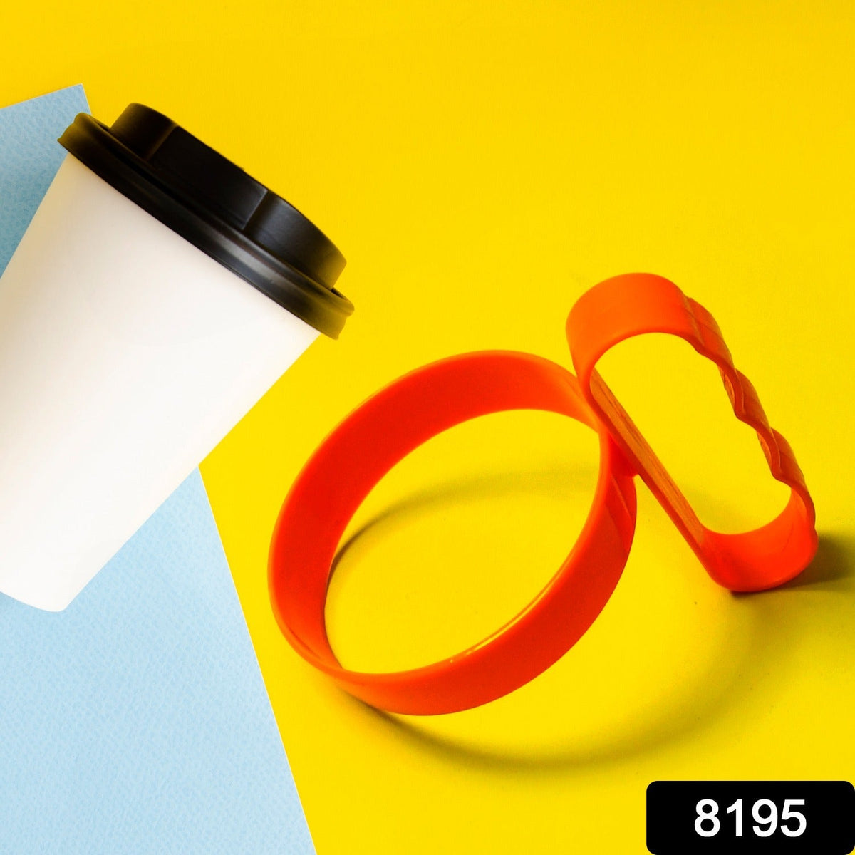 Tumbler Handle – Anti-Slip Grip for Travel Mugs – side view