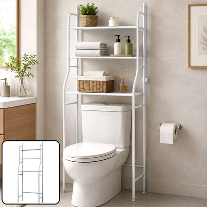 Over Toilet Storage Rack – Space-Saving Metal Shelf
