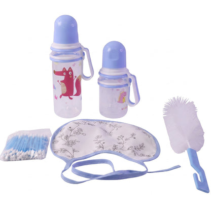 Plastic Baby Feeding Bottle set with Bib Brush – alternate view