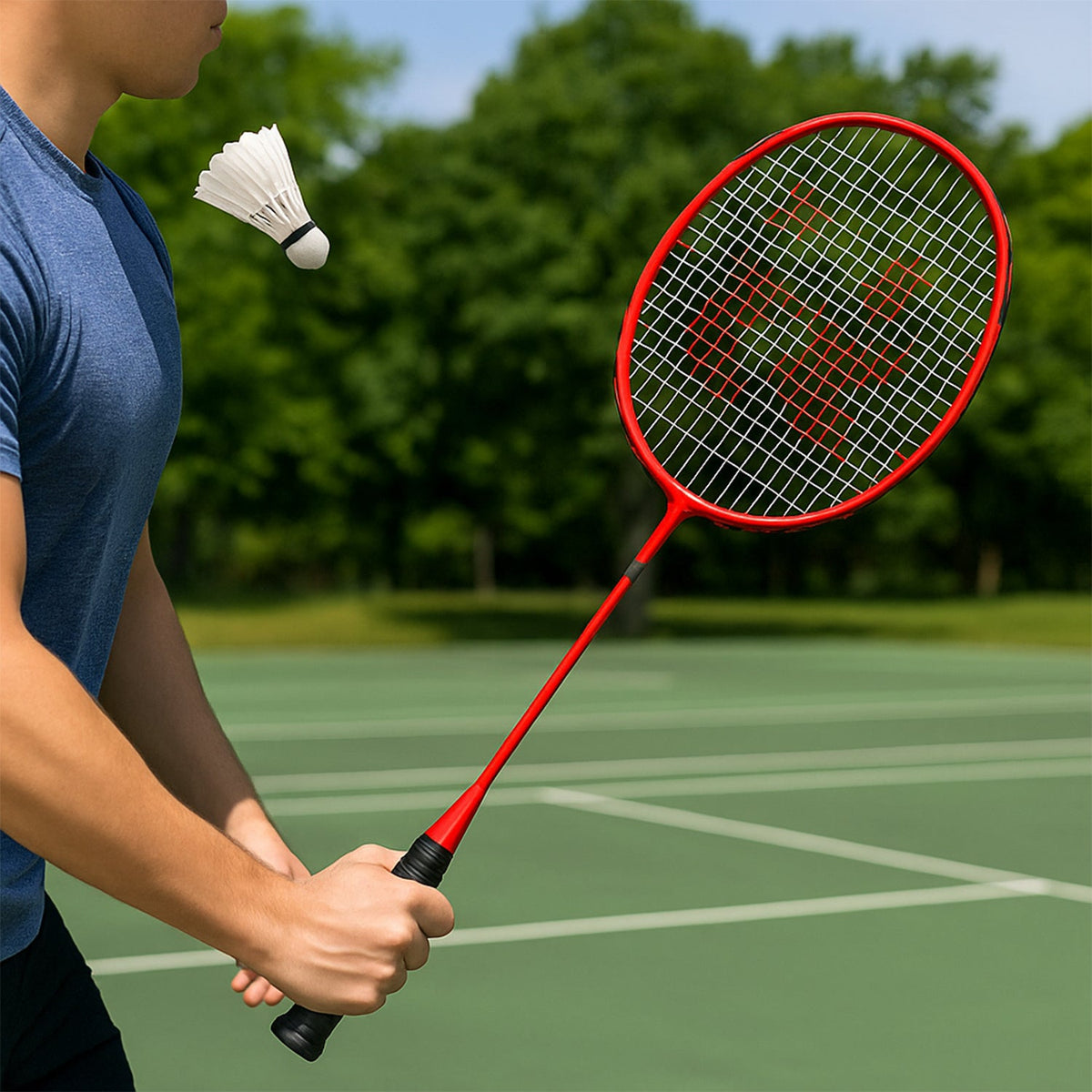 Kids Badminton Racket set – Lightweight with Carry Bag – view 7