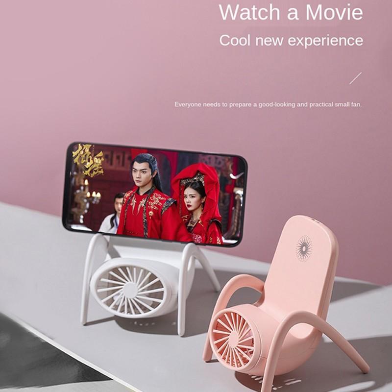 Portable Phone Holder Fan – Handheld & Multi-Function – alternate view