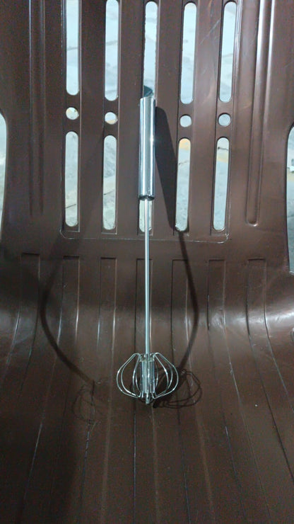 Stainless Steel Egg Whisk – Hand Push Rotary – view 12