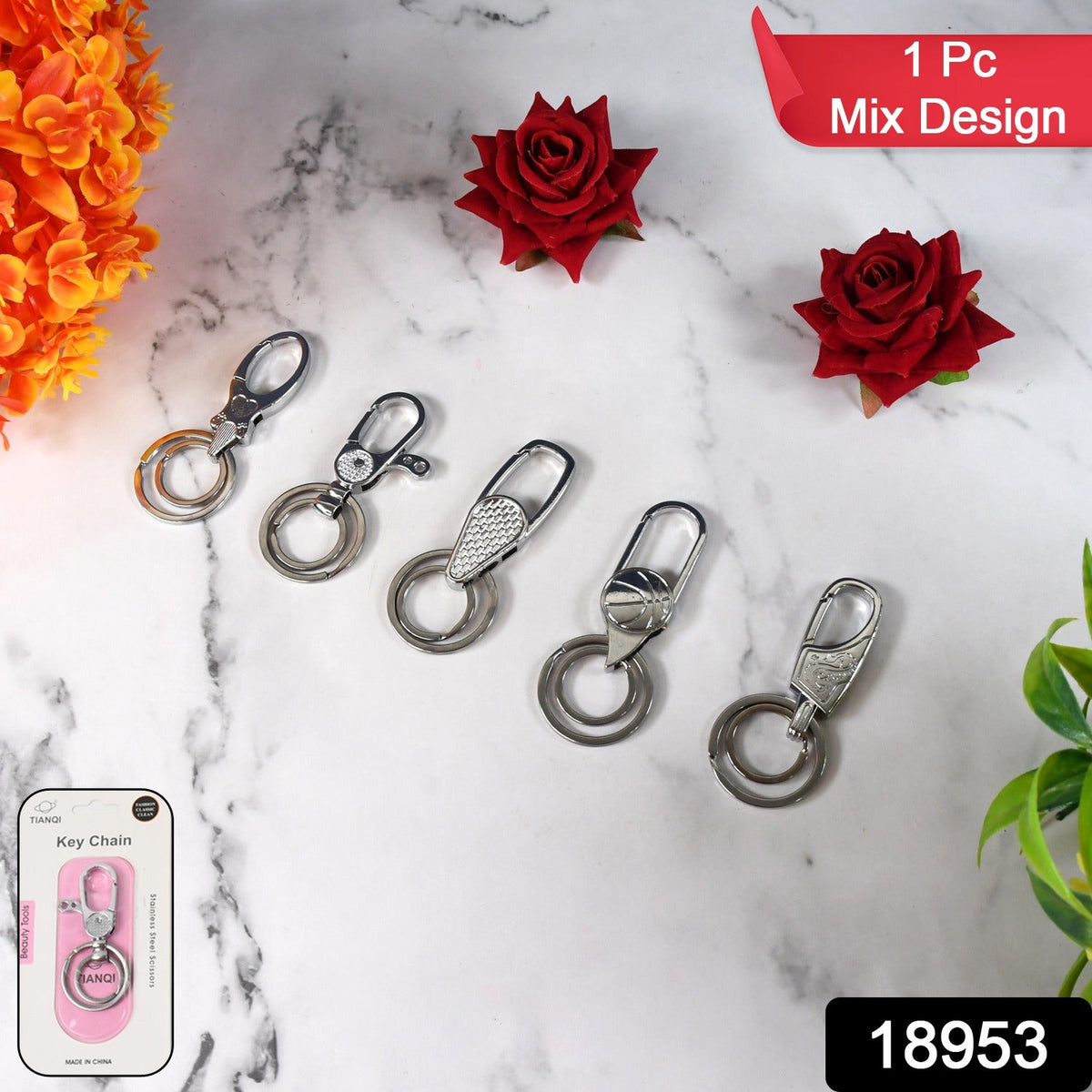 Heavy Duty Stainless Steel Key Holder – Durable & Stylish – side view