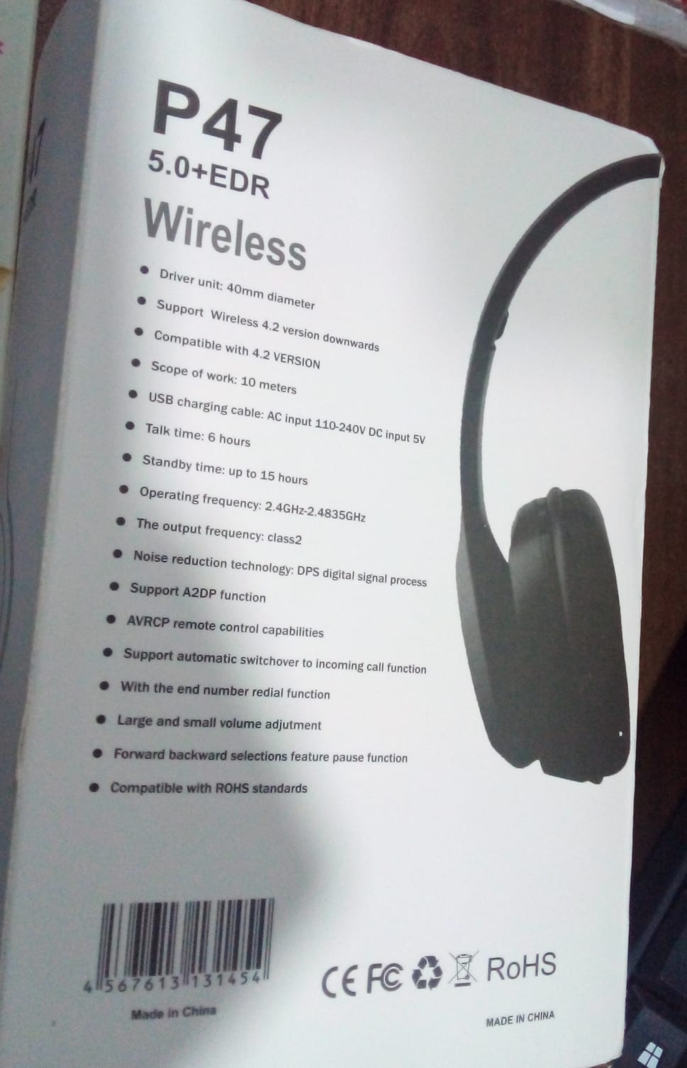 Foldable Wireless Headphones – Bluetooth & Hands-Free – view 8