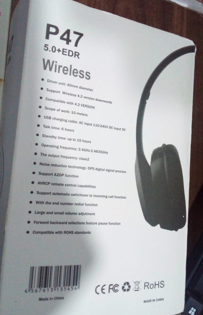 Foldable Wireless Headphones – Bluetooth & Hands-Free – view 8