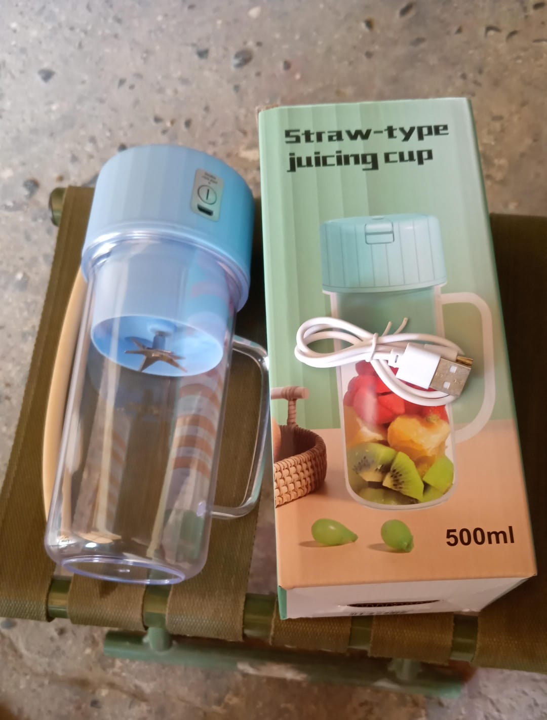 Portable Electric Juicer – USB Rechargeable Blender 500ml – view 7