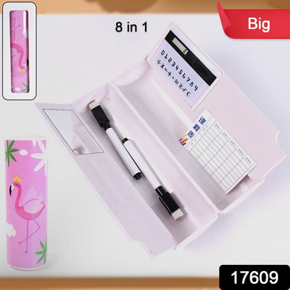 Compass Box – 8-in-1 Geometry Kit with Calculator – side view