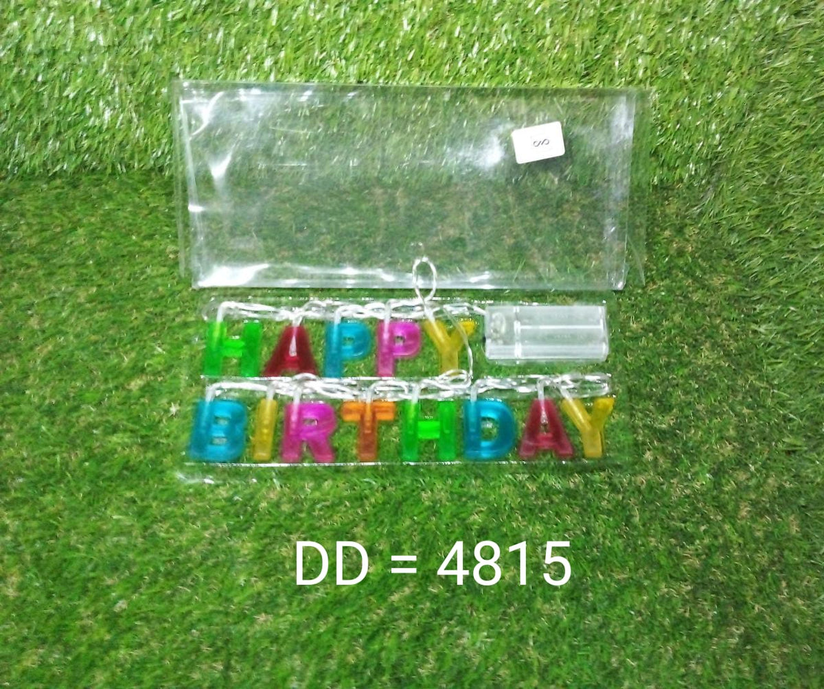 Happy Birthday LED String Lights – Battery Operated – view 11