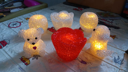 LED Crystal Night Light – Multi-Shape Mood Lamp – view 8