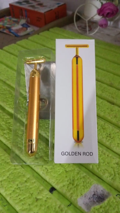 Vibrating Face Massager – Golden Energy for Radiant Skin – view 7