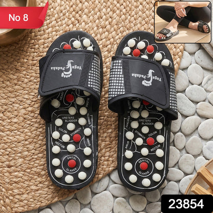 Acupressure reflexology foot massage slippers for men and women, size 7 and 8