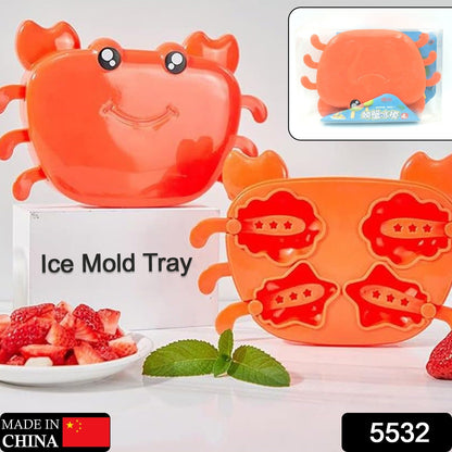 Crab Ice Mold – Fun Silicone Ice Cube Tray for Drinks – side view