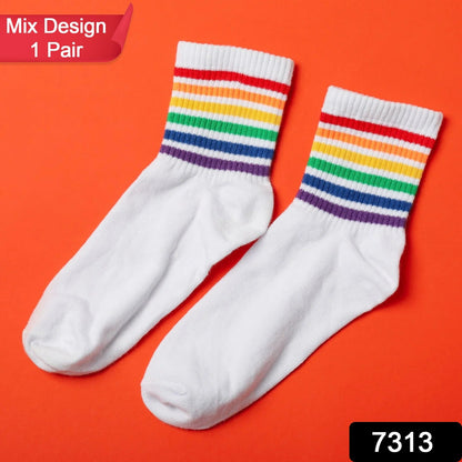 Printed Designer Socks – Trendy & Assorted – side view