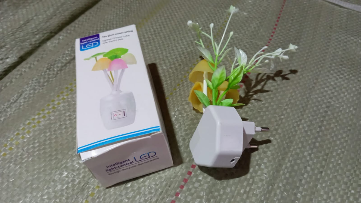 Mushroom Night Light – Color Changing LED with Auto Sensor – view 7