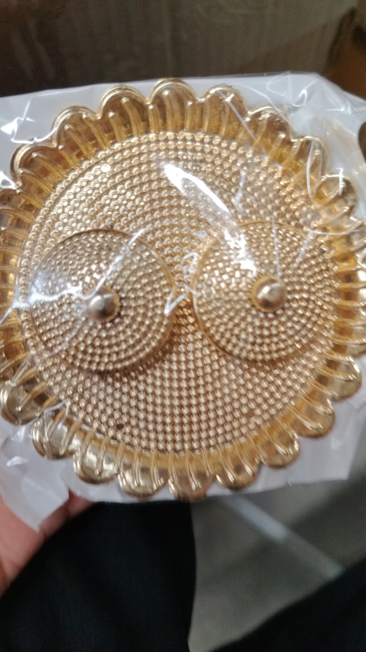 Puja Thali – Round Kumkum Holder for Festivals & Gifts – view 7