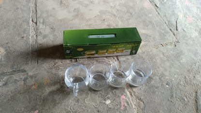 Premium Glass Drinkware Cup & Mugs set – (4 pc Set) – view 7