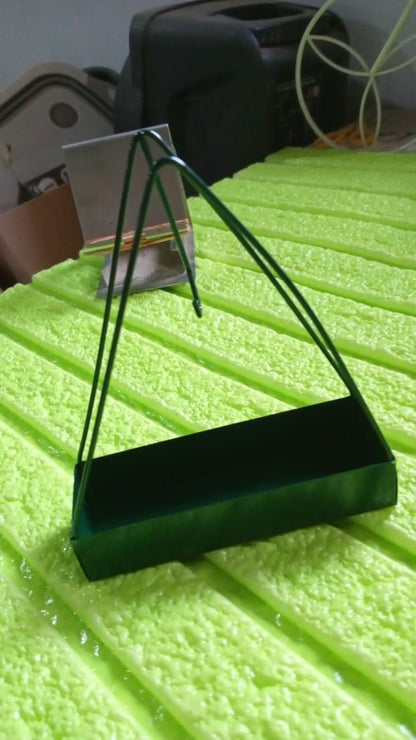Mosquito Coil Holder – Triangular Iron Design – view 8